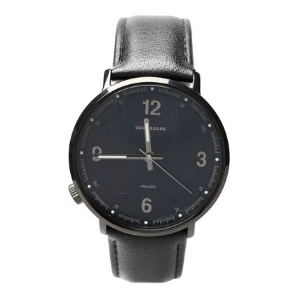 RE.CR.0605-0101.1  Relogio Analogico Masculino Chilli Beans Couro Preto -3-